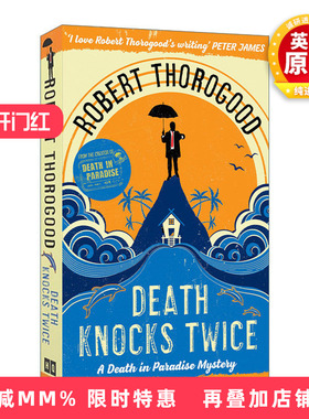 英文原版 A Death In Paradise Mystery 3 Death Knocks Twice 天堂岛疑云3 英国古典推理剧集番外小说  进口英语原版书籍
