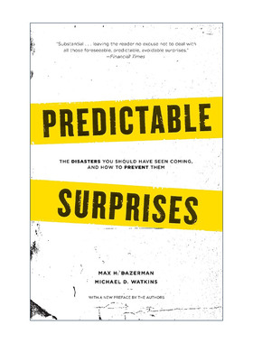 英文原版 Predictable Surprises 未雨绸缪 可预见的危机及其防范 哈佛商业评论 哈佛经典谈判术作者 英文版 进口英语原版书籍