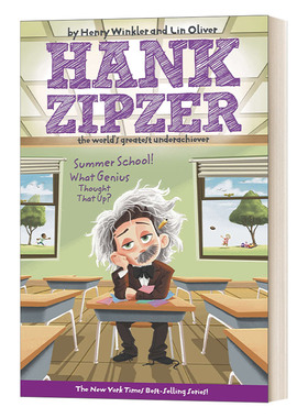 英文原版 Hank Zipzer 08 Summer School! What Genius Thought That Up 汉克历险记8 暑假上课！是哪位天才想出来的 英文版进口书