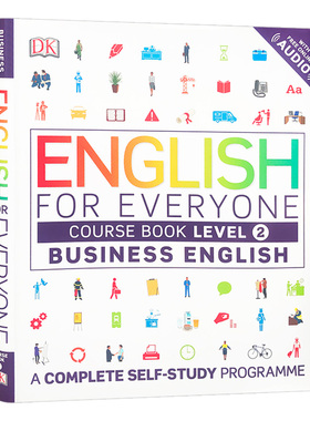 英文原版 English for Everyone Business English Level 2 Course Book 人人学英语 商务英语2 课本 进口英语原版书籍