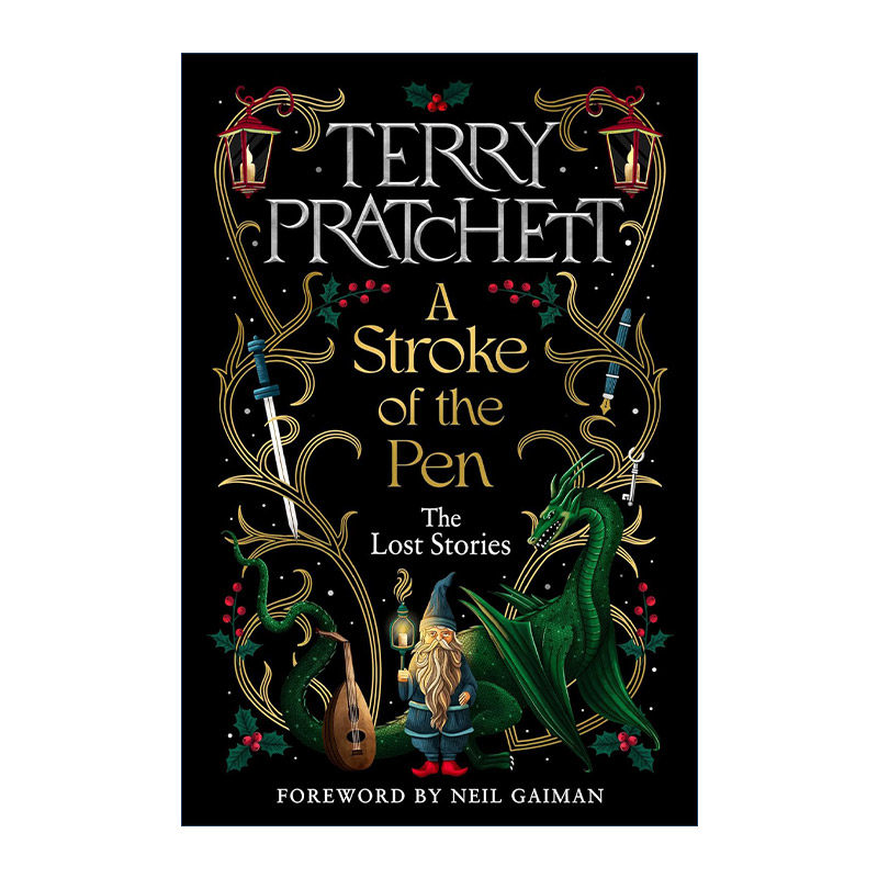 英文原版 A Stroke of the Pen 大笔一挥 特里·普拉切特故事集 碟形世界作者 英文版 进口英语原版书籍