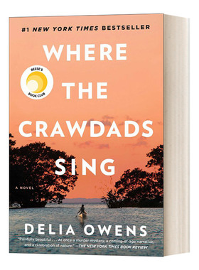 英文原版小说 Where the Crawdads Sing 蝲蛄吟唱的地方 Goodreads年度好书 Delia Owens 精装 英文版 进口英语原版书籍