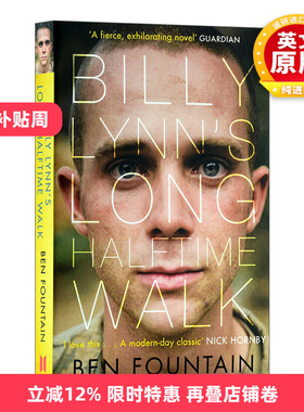 英文原版小说 Billy Lynn s Long Halftime Walk 比利林恩的中场战事 半场无战事 英文版 进口英语原版书籍