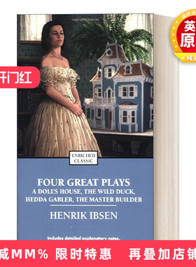 英文原版 Four Great Plays of Henrik Ibsen 有罪的我们 易卜生四大戏剧 Enriched Classics系列 英文版 进口英语原版书籍