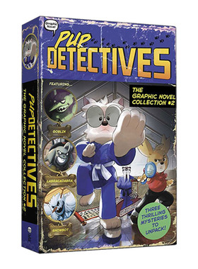 英文原版 Pup Detectives The Graphic Novel Collection 4-6 小狗侦探4-6合集 英文版 进口英语原版书籍
