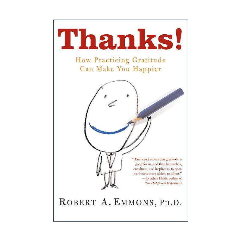英文原版 Thanks 俞感恩俞富足 加州大学戴维斯分校教授Robert Emmons 英文版 进口英语原版书籍