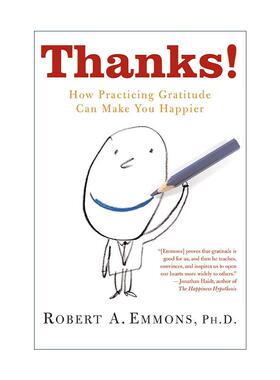 英文原版 Thanks 俞感恩俞富足 加州大学戴维斯分校教授Robert Emmons 英文版 进口英语原版书籍