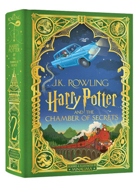 英文原版 哈利波特与密室 精装全彩插画版互动书 Harry Potter and the Chamber of Secrets JK罗琳 MinaLima周边小说 英国版