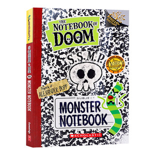 毁灭笔记全彩特别版 书籍 Notebook Monster 末日笔记和怪物笔记 Doom The 进口英语原版 英文原版 英文版 绘本