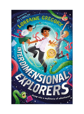 英文原版 Interdimensional Explorers 跨次元探险家 青少年太空冒险题材章节书 英文版 进口英语原版书籍