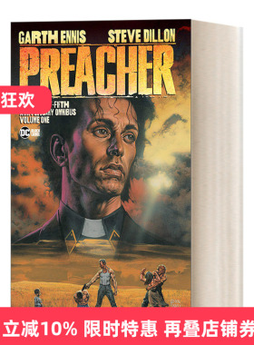 英文原版 Preacher the 25th Anniversary Omnibus Vol. 1 传教士 25周年完全纪念收藏版 DC漫画 Garth Ennis 精装 英文版进口书