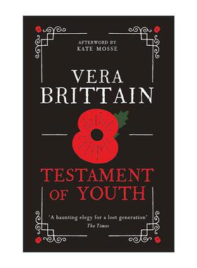 英文原版 Testament of Youth 青春誓言 电影原著一战回忆录 维拉·布里顿 精装 英文版 进口英语原版书籍