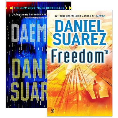 英文原版 Daemon 守护程序系列2册 惊悚科幻小说 Daniel Suarez 英文版 进口英语原版书籍