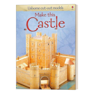 This 书籍 进口英语原版 模型书 Usborne Make 尤斯伯恩 Cutout Castle 英文版 英文原版 Models this 建造中世纪城堡