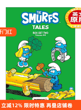 英文原版 The Smurfs Tales Boxset 蓝精灵故事4-6册盒装 英文版 进口英语原版书籍