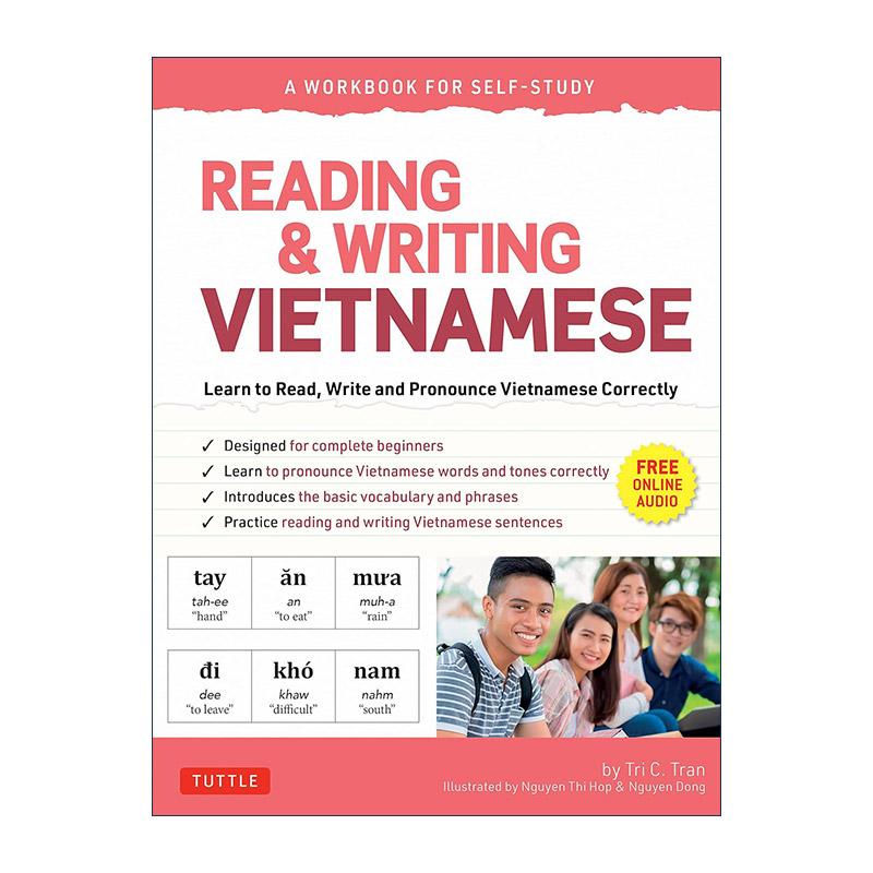 英文原版 Reading and Writing Vietnamese 越南语读写自学练习册 初学者指南 含在线音频 Tuttle 英文版 进口英语原版书籍