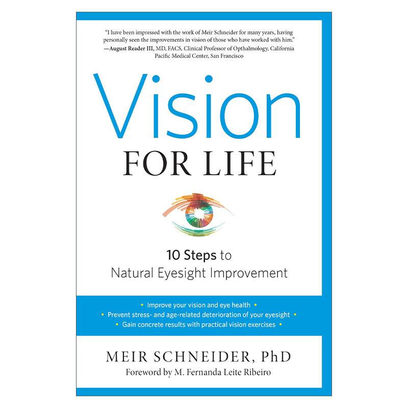 英文原版 vision for life 视觉生活 修订版 改善自然视力的十个步骤
