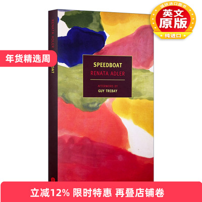 英文原版小说 Speedboat New York Review Books Classics 快艇 Renata Adler 英文版 进口英语原版书籍