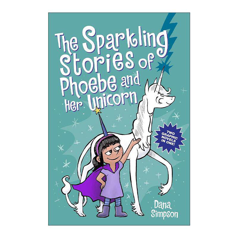 英文原版 The Sparkling Stories of Phoebe and Her Unicorn 菲比和她的独角兽2合1 英文版 进口英语原版书籍