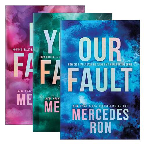 英文原版 My Fault 我的错误3册 豪华版 惊悚恐怖小说 同名西班牙电影原著 Mercedes Ron 英文版 进口英语原版书籍