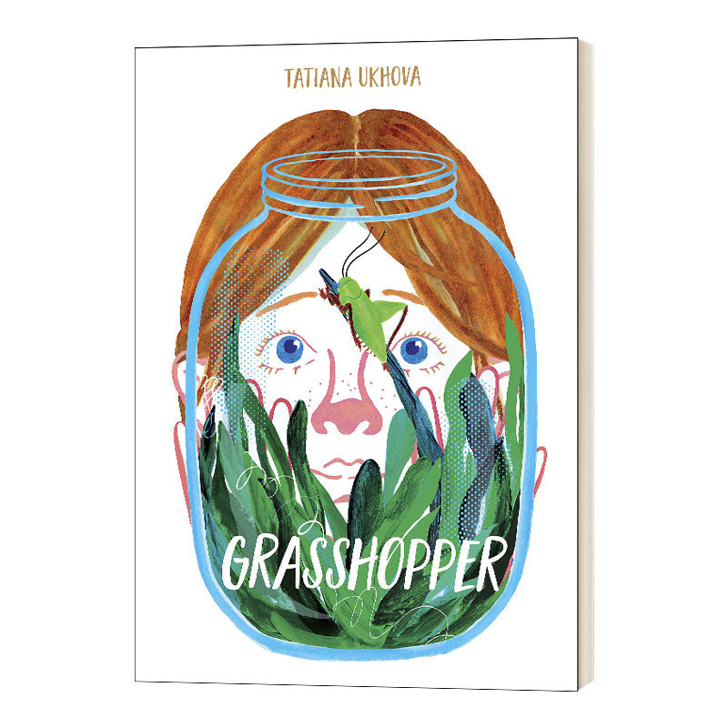 英文原版绘本 grasshopper 蚂蚱 幼儿启蒙 精装儿童绘本 英文版 进口
