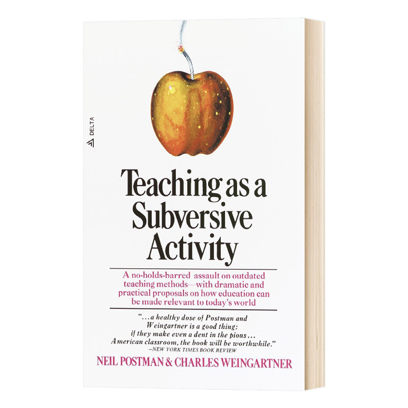 英文原版 teaching as a subversive activity 颠覆式活动教学 英文版