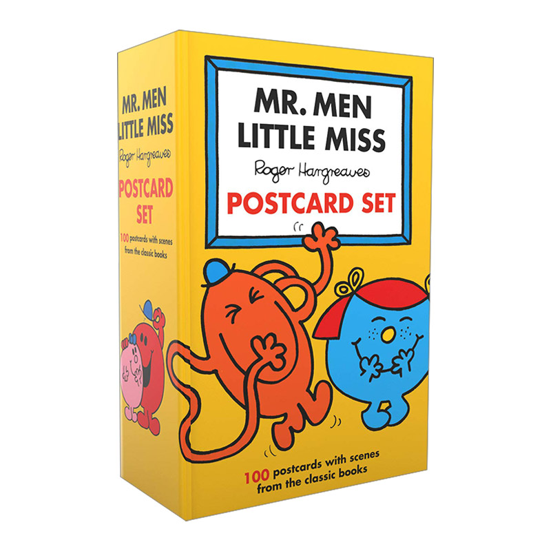 英文原版 Mr Men Little Miss: Postcard Set 奇先生妙小姐50周年100张明信片套装 精装 英文版 进口英语原版书籍