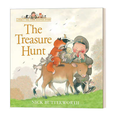 英文原版绘本 The Treasure Hunt 寻宝之旅 帕西爷爷的爱心公园系列 英文版 进口英语原版书籍