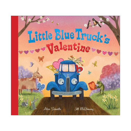 英文原版 Little Blue Truck's Valentine 蓝色小卡车情人节 纸板书 英文版 进口英语原版书籍