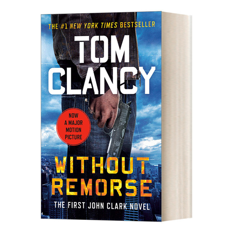 英文原版 Without Remorse 冷血悍将 美国军事小说大师Tom Clancy 英文版 进口英语原版书籍