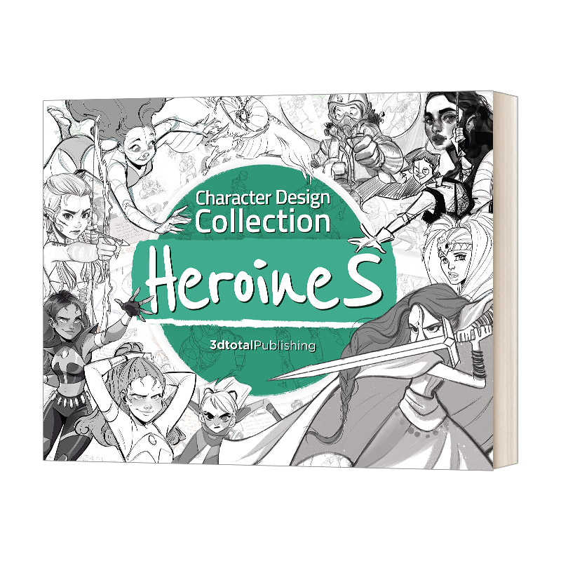 英文原版 Character Design Collection Heroines 角色设计集 女英雄 英文版 进口英语原版书籍 书籍/杂志/报纸 原版其它 原图主图