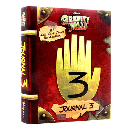怪诞小镇 迪普日记3 解密日志 英文原版 Gravity Falls Journal 3 Alex Hirsch典藏版迪士尼动画书籍精装彩页 Disney神秘小镇 周边