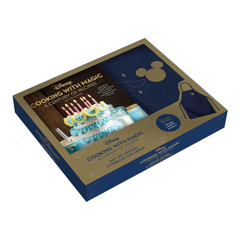 英文原版 Disney Cooking With Magic A Century of Recipes Gift Set 迪士尼 魔法烹饪 百年食谱精装礼盒装 含围裙 英文版