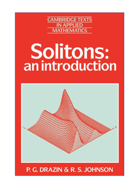 英文原版 Solitons 孤子导论 剑桥应用数学文本系列 英文版 进口英语原版书籍