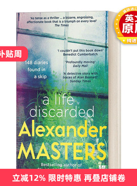英文原版 A Life Discarded 被搞丢的人生 废料箱里的148本日记 亚历山大·马斯特斯 英文版 进口英语原版书籍