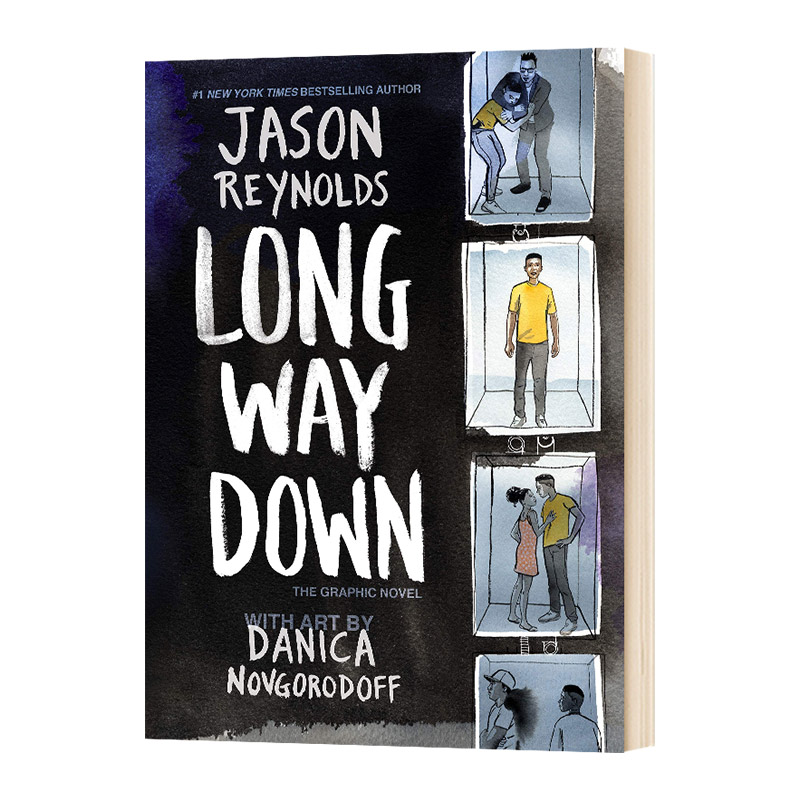 长路漫漫 英文原版小说 Long Way Down 漫画小说 英文版进口原版英语书籍 Jason Reynolds