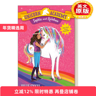英文原版 Unicorn Academy 01 Sophia and Rainbow 独角兽学院系列1 儿童章节桥梁故事书 Lucy Truman 英文版 进口英语原版书籍