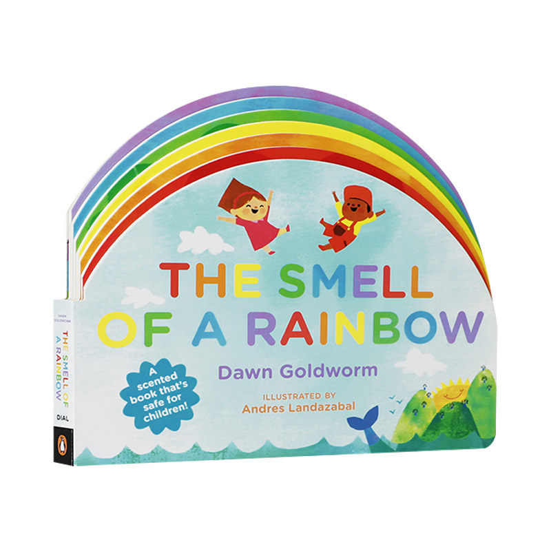 smell of a rainbow 彩虹书 分层 2-5岁儿童英语启蒙绘本 宝宝颜色