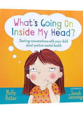 小情绪 头好疼啊 英文原版 What's Going On Inside My Head 亲子情绪启蒙绘本 精装 英文版进口原版英语书籍儿童全英语书