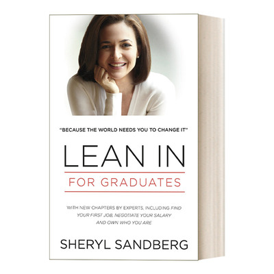 英文原版 Lean In For Graduates 向前一步 谢丽尔?桑德伯格 英文版 进口英语原版书籍