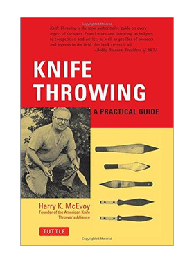 英文原版 Knife Throwing 飞刀投掷 实用指南 Harry K. McEvoy 英文版 进口英语原版书籍