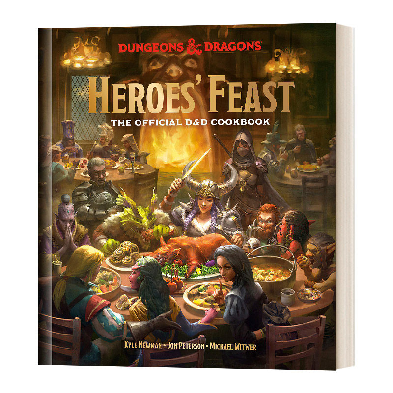 英文原版 Heroes' Feast 龙与地下城官方食谱 精装 英文版 进口英语原版书籍