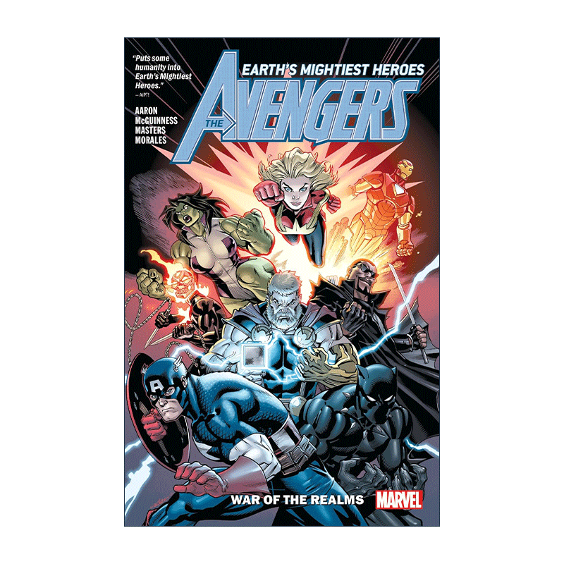英文原版 Avengers By Jason Aaron Vol. 4 War Of The Realms 复仇者联盟 卷四 漫威漫画 英文版 进口英语原版书籍
