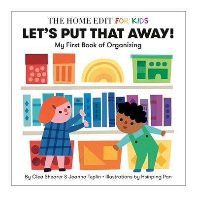 英文原版 Let's Put That Away The Home Edit for Kids 我们把它收起来吧 儿童收纳启蒙认知绘本 纸板书 整理达人Clea Shearer