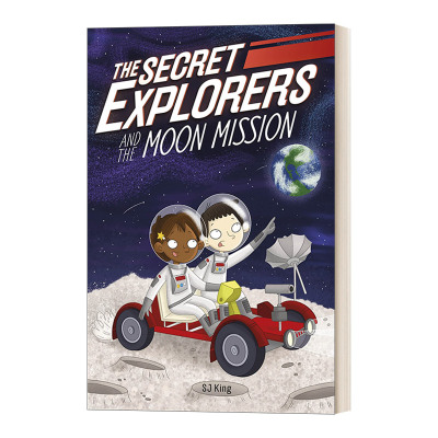 英文原版 The Secret Explorers and the Moon Mission 秘密探险家系列9 秘密探险家与月球任务 DK儿童动作冒险小说 英文版 进口书