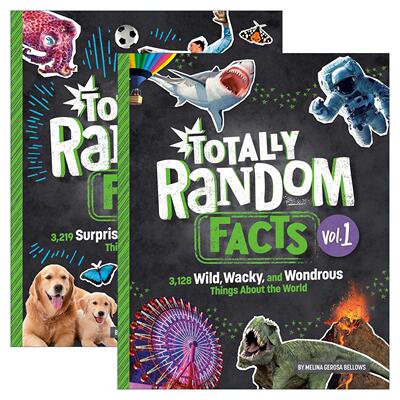 英文原版 Totally Random Facts 完全随机的事实2册 儿童精装科普百科 Melina Gerosa Bellows 英文版 进口英语原版书籍