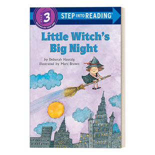 英文原版 Step into Reading 3 - Little Witch's Big Night 小女巫的大夜晚 兰登分级阅读3 英文版 进口英语原版书籍