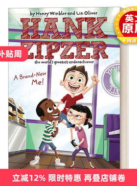 英文原版 Hank Zipzer 17 A Brand-New Me 汉克历险记17 一个全新的我 青少年幽默搞笑校园成长章节小说 英文版 进口英语原版书籍