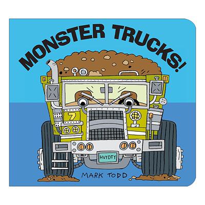 英文原版 Monster Trucks 怪物车 纸板书 英文版 进口英语原版书籍
