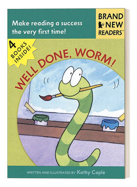 英文原版 Well Done  Worm!: Brand New Readers 干得好，小虫子! 儿童绘本 Candlewick分级读物 英文版 进口英语原版书籍